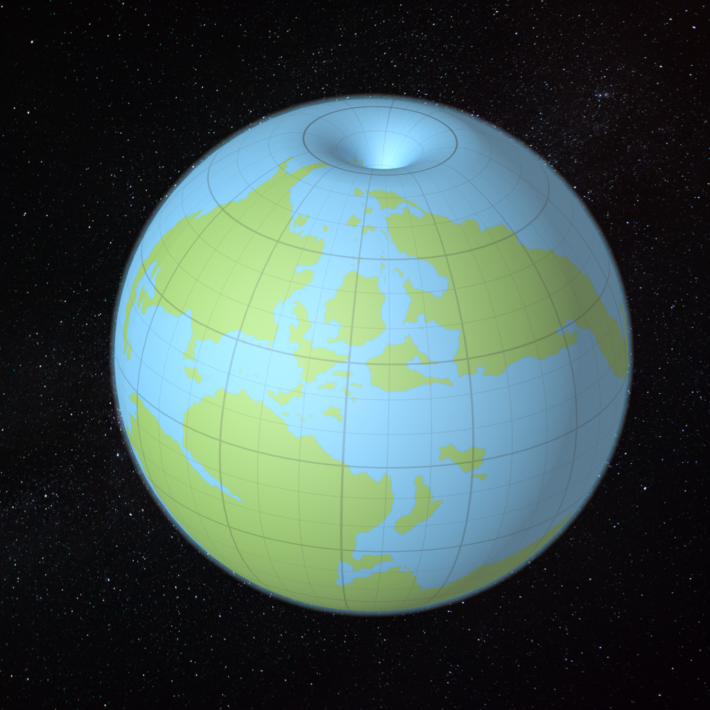 The map together with the Hollow World map applied to my 2012 model of Mystara