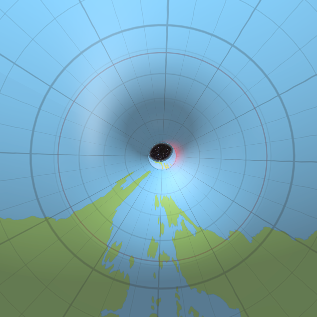 Mystara's north pole from the outside