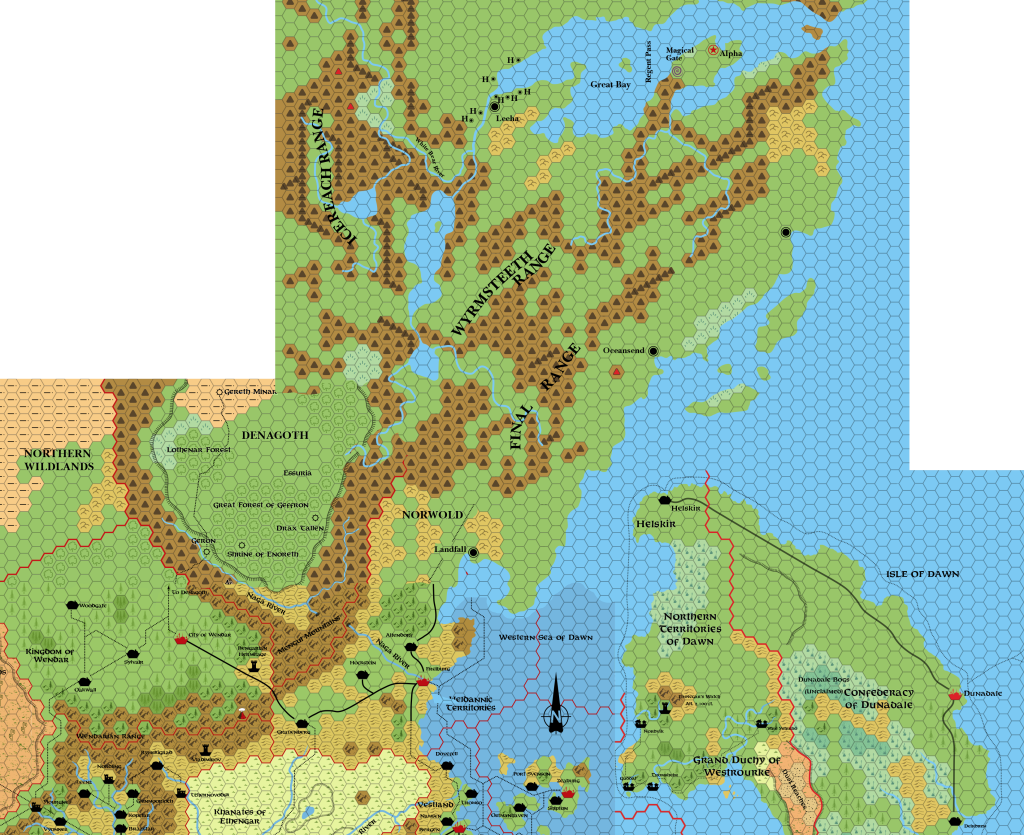 Hacked together map with Wrath's Known World, my updated Isle of Dawn, and X11