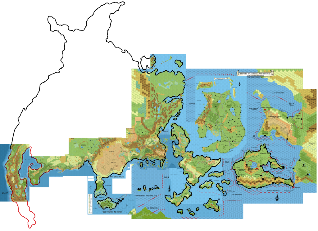 Lining Up Mystara, 13th February 2016 Progress Snapshot