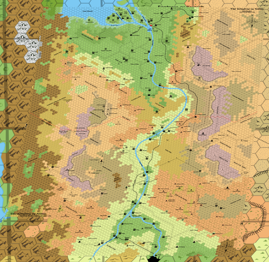 The Nithian Empire in equirectangular projection