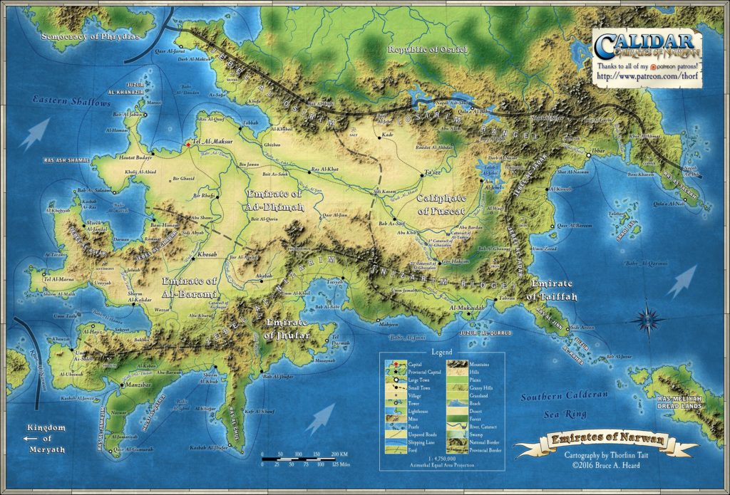 Narwan Topographical Map