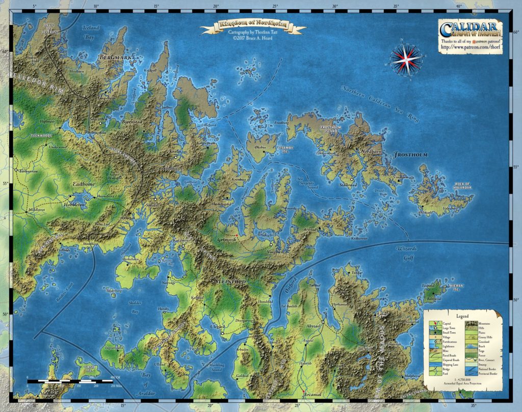 Nordheim Topographical Map