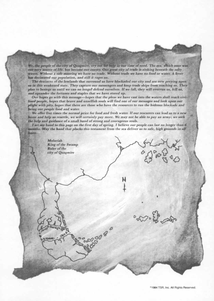 Scan of the parchment map from X6
