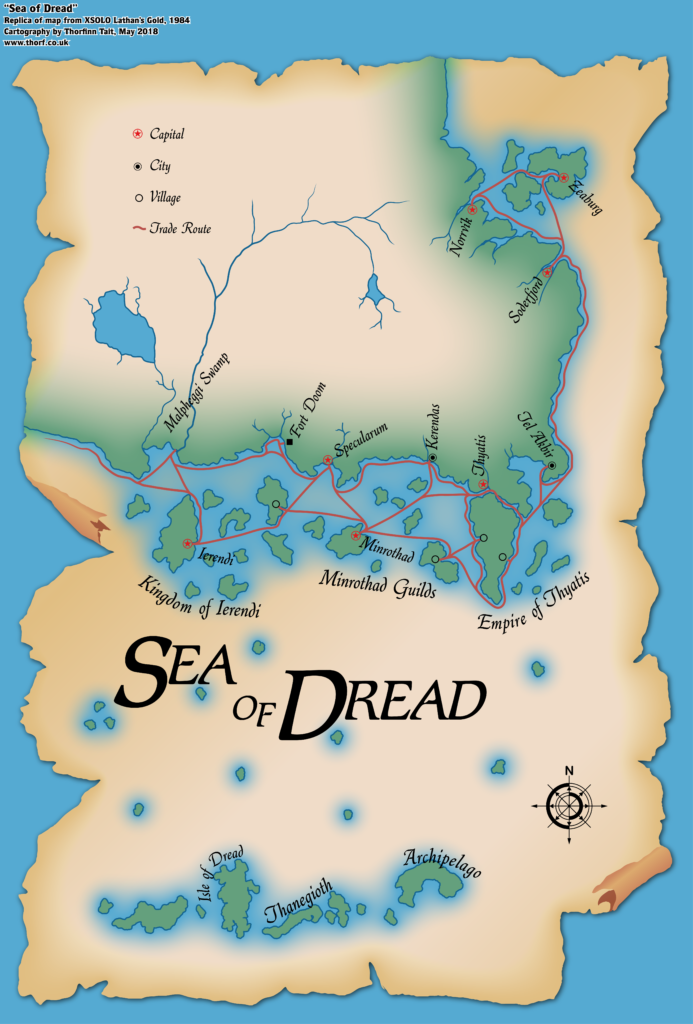 Replica of XSOLO's Isle of Dread map