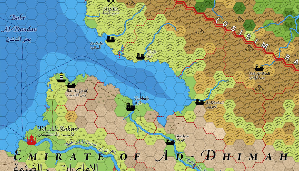 Emirate of Ad-Dhimah Hex Map