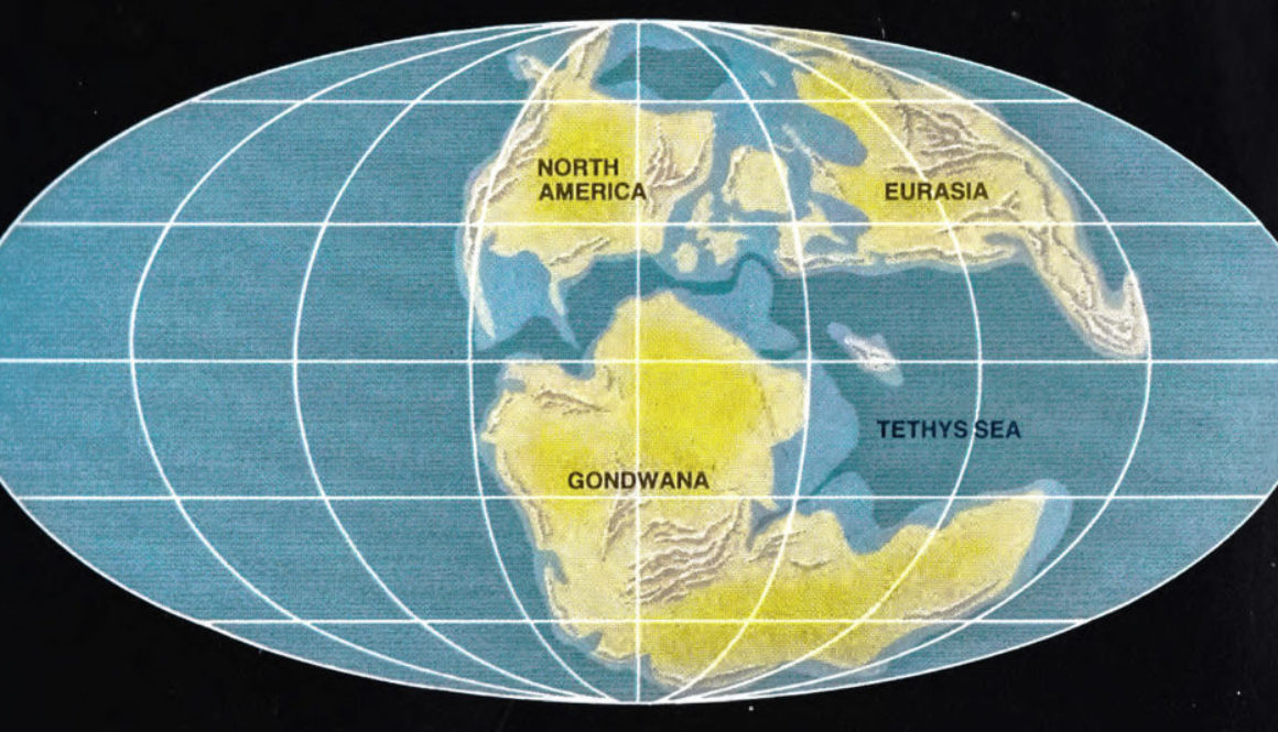 Jurassic Earth from Continents in Collision